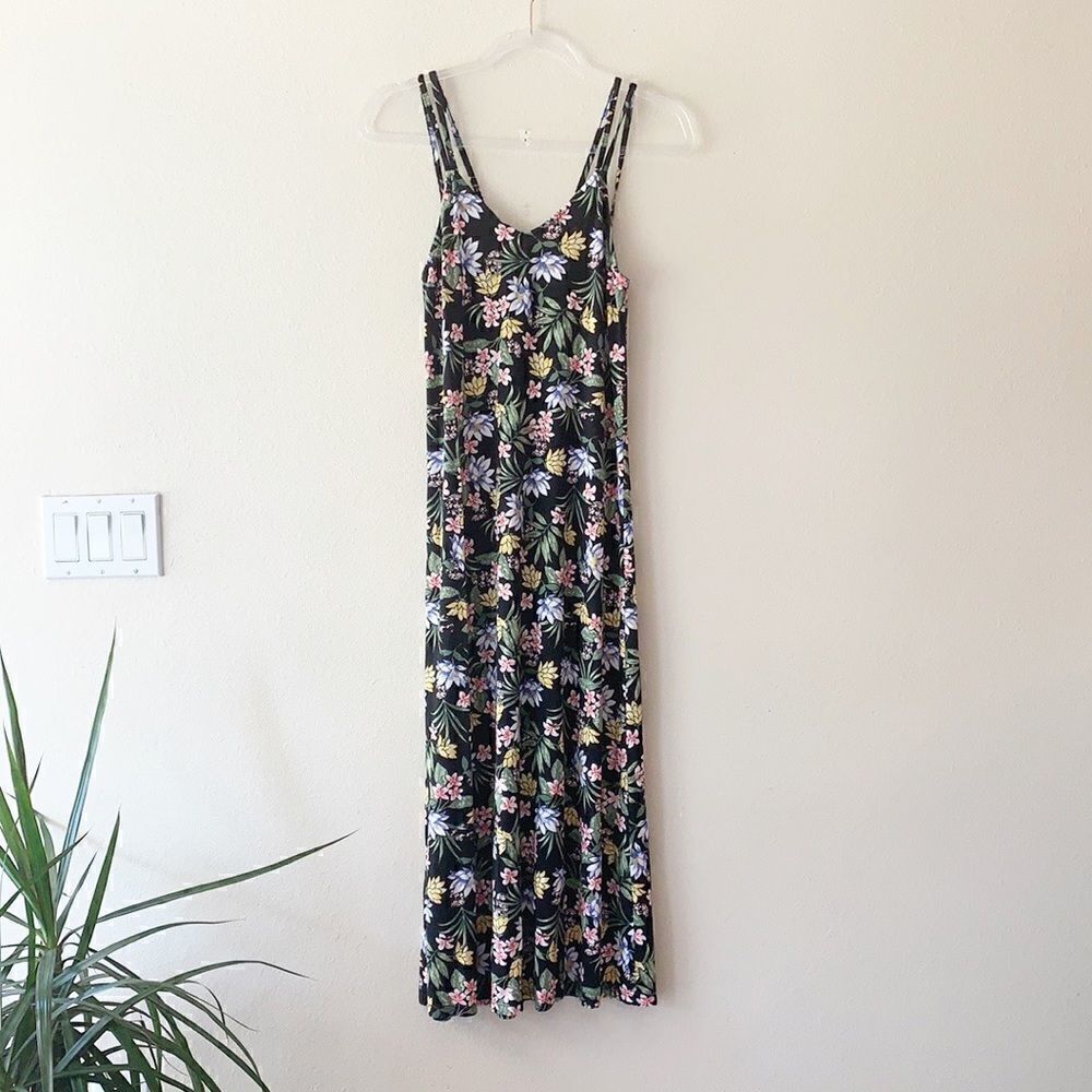 Pull & Bear Floral Maxi Dress